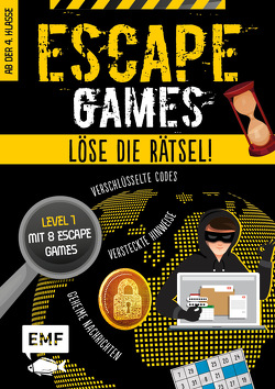 Escape Games Level 1 (gelb) – Löse die Rätsel! – 8 Escape Games ab der 4. Klasse von Monhard,  Mallory, Papenbrok-Schramm,  Marion