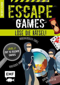 Escape Games Level 2 (grün) – Löse die Rätsel! – 10 Escape Games ab der 5. Klasse von Monhard,  Mallory, Papenbrok-Schramm,  Marion