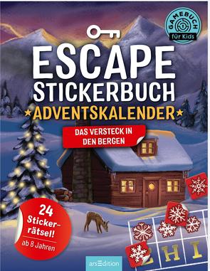 Escape-Stickerbuch – Adventskalender – Das Versteck in den Bergen von Kiefer,  Philip, Streese,  Folko