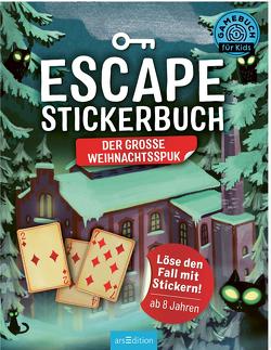 Escape-Stickerbuch – Der große Weihnachtsspuk von Kiefer,  Philip, Madesta,  Katharina