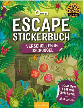 Escape-Stickerbuch – Verschollen im Dschungel von Kiefer,  Philip, Madesta,  Katharina