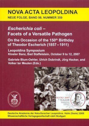 Escherichia coli – Facets of a Versatile Pathogen von Blum-Oehler,  Gabriele, Dobrindt,  Ulrich, Hacker,  Jörg, ter Meulen,  Volker