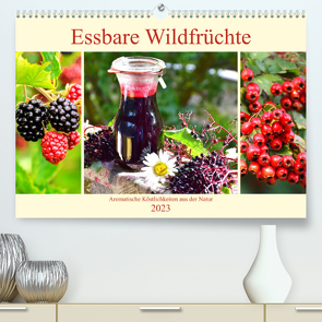 Essbare Wildfrüchte. Aromatische Köstlichkeiten aus der Natur (Premium, hochwertiger DIN A2 Wandkalender 2023, Kunstdruck in Hochglanz) von Hurley,  Rose