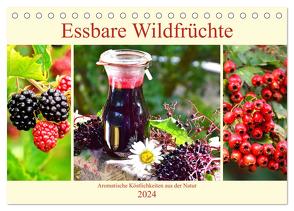Essbare Wildfrüchte. Aromatische Köstlichkeiten aus der Natur (Tischkalender 2024 DIN A5 quer), CALVENDO Monatskalender von Hurley,  Rose