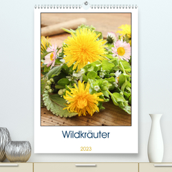 Essbare Wildkräuter (Premium, hochwertiger DIN A2 Wandkalender 2023, Kunstdruck in Hochglanz) von EFLStudioArt
