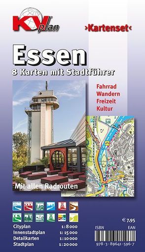 Essen – Kartenset mit Stadtführer von Tacken,  Sascha René