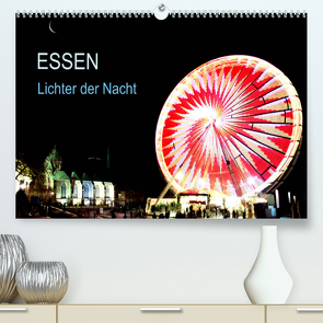 Essen Lichter der Nacht (Premium, hochwertiger DIN A2 Wandkalender 2023, Kunstdruck in Hochglanz) von Joecks,  Armin