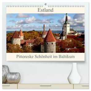 Estland – Pittoreske Schönheit im Baltikum (hochwertiger Premium Wandkalender 2024 DIN A2 quer), Kunstdruck in Hochglanz von Becker,  Bernd