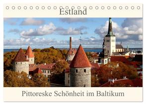 Estland – Pittoreske Schönheit im Baltikum (Tischkalender 2024 DIN A5 quer), CALVENDO Monatskalender von Becker,  Bernd