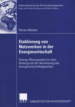 Etablierung von Netzwerken in der Energiewirtschaft von Ackermann und Prof. Dr. Dieter Wagner,  Prof. Dr. Karl-Friedrich, Meister,  Florian