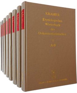 Etymologisches Wörterbuch des Dolomitenladinischen (EWD) von Fiacre,  Klaus J, Flick,  Brigitte, Homge,  Ruth, Kramer,  Johannes