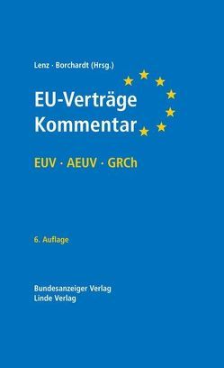 EU-Verträge von Borchardt,  Klaus-Dieter, Lenz,  Carl