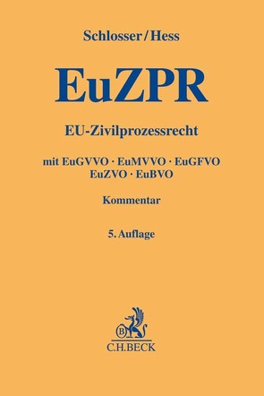 EU-Zivilprozessrecht von Hess,  Burkhard, Schlosser,  Peter F.