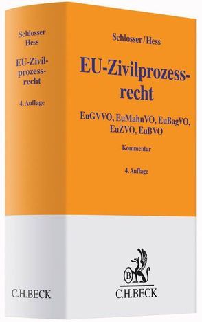 EU-Zivilprozessrecht von Hess,  Burkhard, Schlosser,  Peter F.