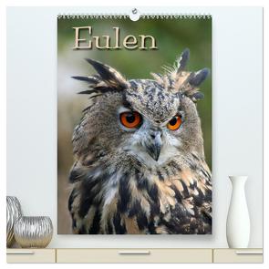 Eulen (hochwertiger Premium Wandkalender 2024 DIN A2 hoch), Kunstdruck in Hochglanz von / Martina Berg + Antje Lindert-Rottke,  Pferdografen.de