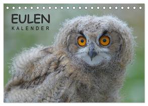 Eulen-Kalender (Tischkalender 2024 DIN A5 quer), CALVENDO Monatskalender von Wolf,  Gerald