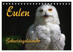 Eulen (Tischkalender 2024 DIN A5 quer), CALVENDO Monatskalender von - Antje Lindert Rottke + Martina Berg,  Pferdografen.de