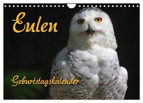 Eulen (Wandkalender 2024 DIN A4 quer), CALVENDO Monatskalender von - Antje Lindert Rottke + Martina Berg,  Pferdografen.de