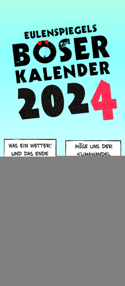 Eulenspiegels Böser Kalender 2024 (5er VPE)