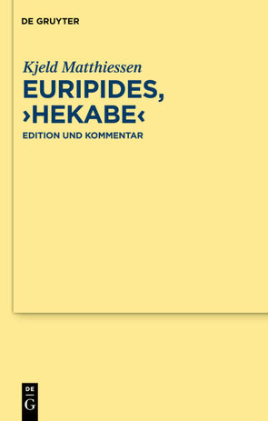 Euripides, „Hekabe“ von Matthiessen,  Kjeld