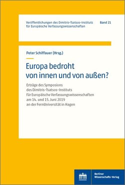 Europa bedroht von innen und von außen? von Schiffauer,  Peter