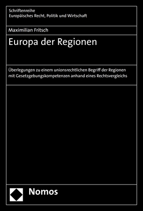 Europa der Regionen von Fritsch,  Maximilian