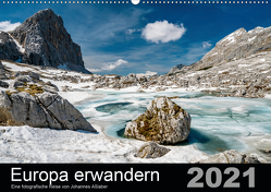 Europa erwandernAT-Version (Wandkalender 2021 DIN A2 quer) von Aßlaber,  Johannes