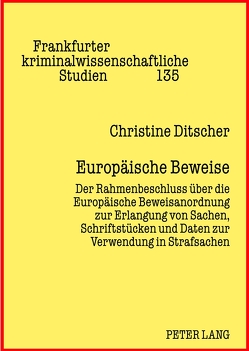 Europäische Beweise von Ditscher,  Christine