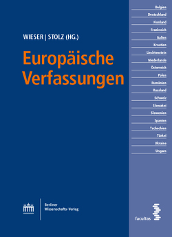 Europäische Verfassungen von Stolz,  Armin, Wieser,  Bernd