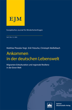 Europäisches Journal für Minderheitsfragen Heft 01-02/2016, Jg. 9 von Fritzsche,  Erik, Meißelbach,  Christoph, Vogt,  Matthias Theodor