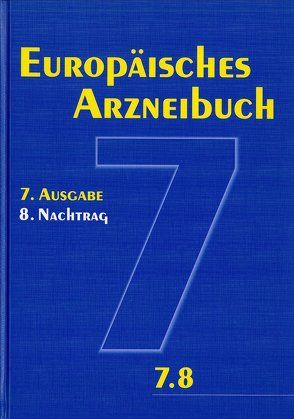 Europäisches Arzneibuch 7. Ausgabe, 8. Nachtrag (Ph.Eur. 7.8)