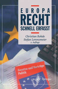 Europarecht von Lorenzmeier,  Stefan, Rohde,  Christian, Zimmermann,  S.