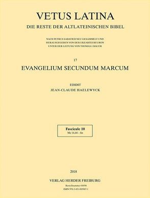 Evangelium secundum Marcum von Haelewyck,  Jean-Claude