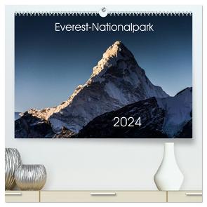 Everest-Nationalpark (hochwertiger Premium Wandkalender 2024 DIN A2 quer), Kunstdruck in Hochglanz von Koenig,  Jens