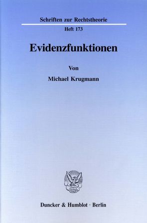 Evidenzfunktionen. von Krugmann,  Michael
