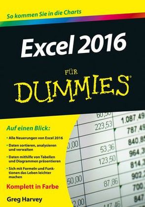 Excel 2016 für Dummies von Harvey,  Greg