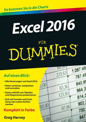 Excel 2016 für Dummies von Harvey,  Greg, Lambrich,  Sabine