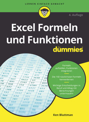 Excel Formeln und Funktionen für Dummies von Bluttman,  Ken, Haselier,  Rainer G.
