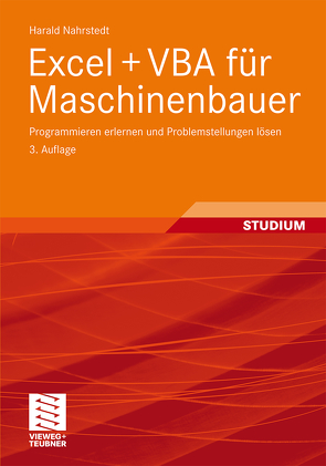 Excel + VBA für Maschinenbauer von Nahrstedt,  Harald