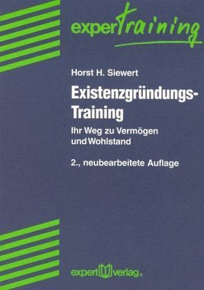 Existenzgründungs-Training von Siewert,  Horst H