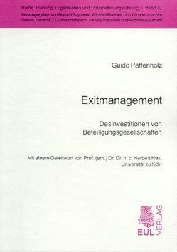 Exitmanagement von Hax,  Herbert, Paffenholz,  Guido
