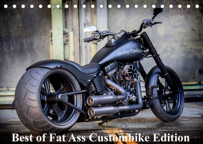 Exklusive Best of Fat Ass Custombike Edition, feinste Harleys mit fettem Hintern (Tischkalender 2023 DIN A5 quer) von Wolf,  Volker