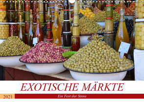 Exotische Märkte (Wandkalender 2021 DIN A3 quer) von Franz,  Ingrid
