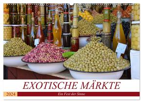 Exotische Märkte (Wandkalender 2024 DIN A2 quer), CALVENDO Monatskalender von Franz,  Ingrid