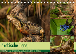 Exotische Tiere im Tropenhaus Klein Eden in Tettau (Tischkalender 2022 DIN A5 quer) von HeschFoto