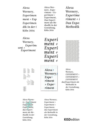 Experiment ≠ Experiment ≠ Experiment: von Wernery,  Alexa
