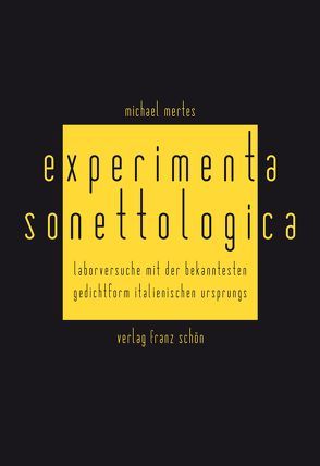 experimenta sonettologica von Mertes,  Michael