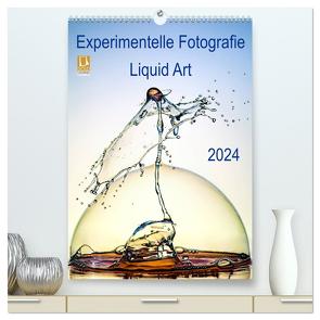 Experimentelle Fotografie Liquid Art (hochwertiger Premium Wandkalender 2024 DIN A2 hoch), Kunstdruck in Hochglanz von Jager,  Henry