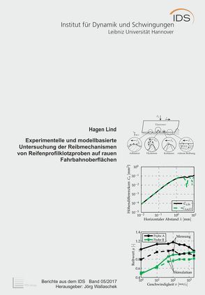 Experimentelle und modellbasierte Untersuchung der Reibmechanismen von Reifenprofilklotzproben auf rauen Fahrbahnoberflächen von Lind,  Hagen, Wallaschek,  Jörg