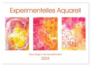 Experimentelles Aquarell – Neue Wege in der Aquarellmalerei (Wandkalender 2024 DIN A2 quer), CALVENDO Monatskalender von Schimmack,  Michaela